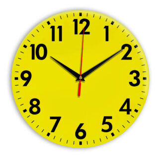 Настенные часы Ideal 927 желтые