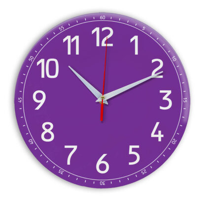 Настенные часы Ideal 928 фиолетовые