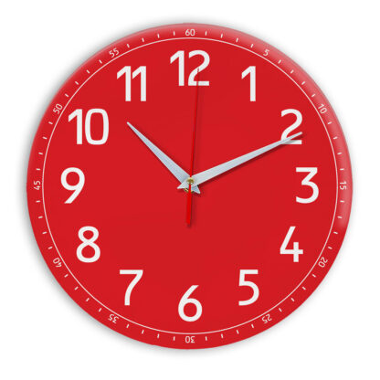 Настенные часы Ideal 928 красный