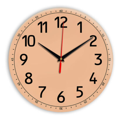 Настенные часы Ideal 928 оранжевый светлый