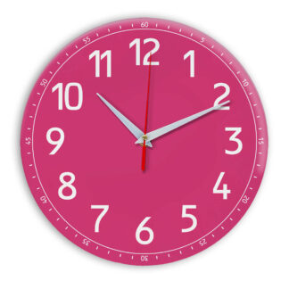 Настенные часы Ideal 928 розовые
