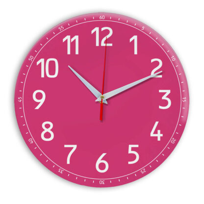 Настенные часы Ideal 928 розовые