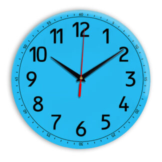 Настенные часы Ideal 928 синий светлый