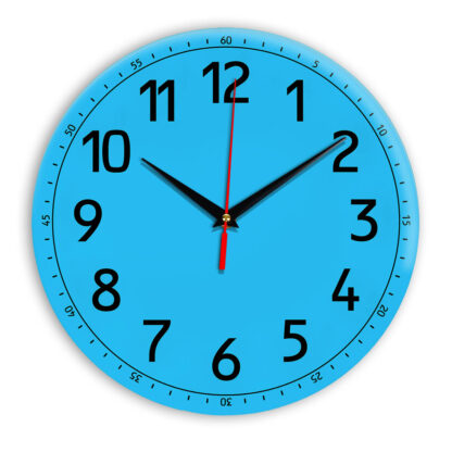 Настенные часы Ideal 928 синий светлый