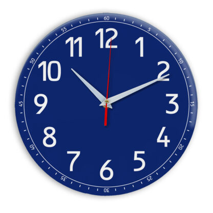 Настенные часы Ideal 928 синий темный