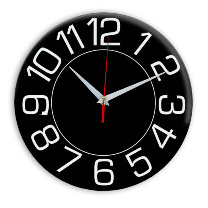 Настенные часы Ideal 930 черные