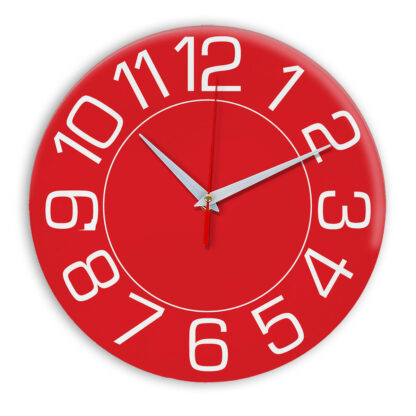 Настенные часы Ideal 930 красный