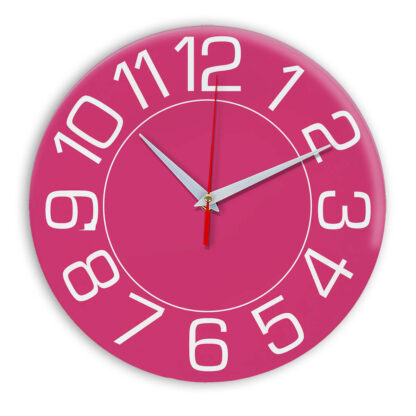 Настенные часы Ideal 930 розовые
