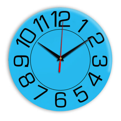Настенные часы Ideal 930 синий светлый
