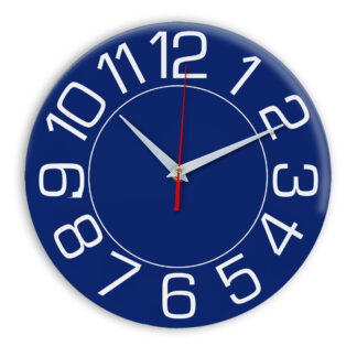 Настенные часы Ideal 930 синий темный