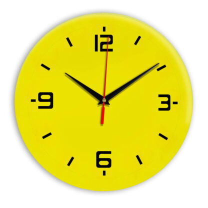 Настенные часы Ideal 934 желтые