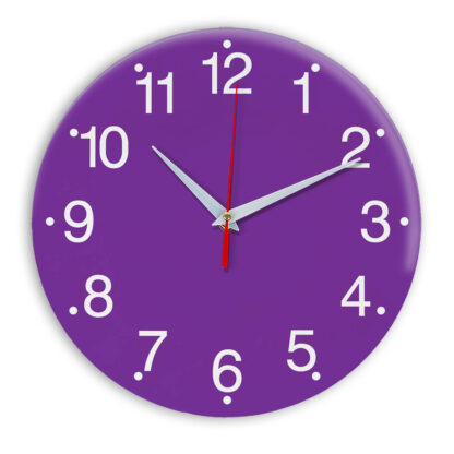 Настенные часы Ideal 935 фиолетовые