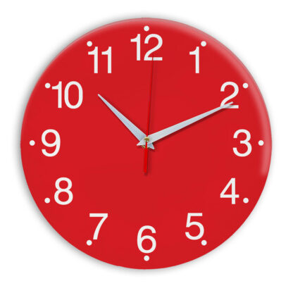 Настенные часы Ideal 935 красный