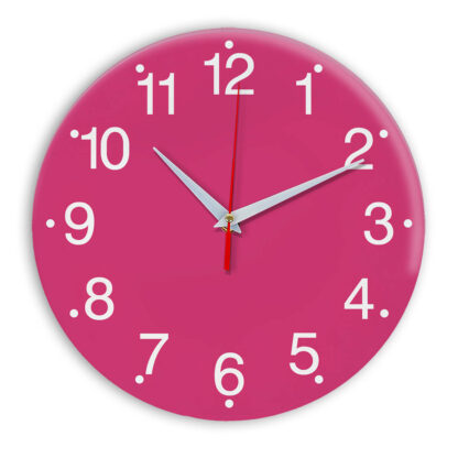 Настенные часы Ideal 935 розовые