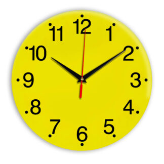 Настенные часы Ideal 935 желтые