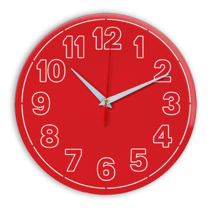 Настенные часы Ideal 936 красный