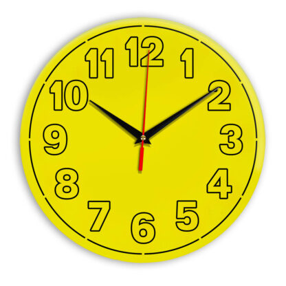 Настенные часы Ideal 936 желтые