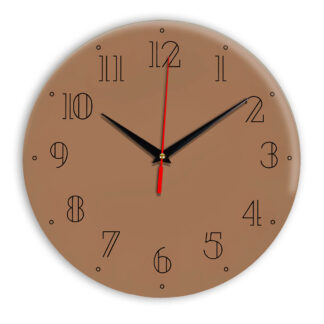 Настенные часы Ideal 937 коричневый светлый