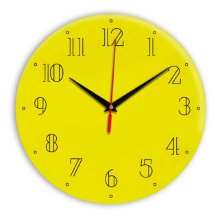 Настенные часы Ideal 937 желтые