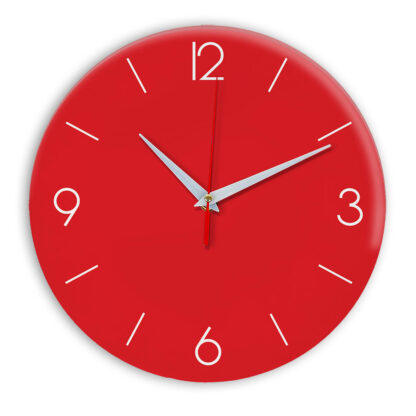 Настенные часы Ideal 939 красный