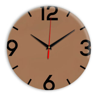 Настенные часы Ideal 941 коричневый светлый