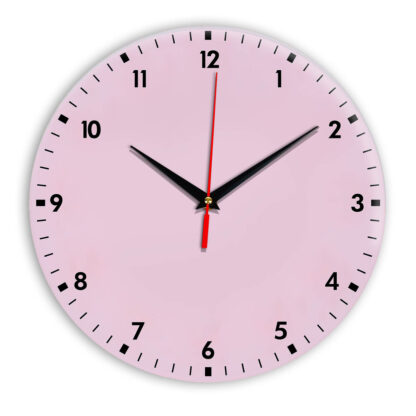 Настенные часы Ideal 942 розовые светлый