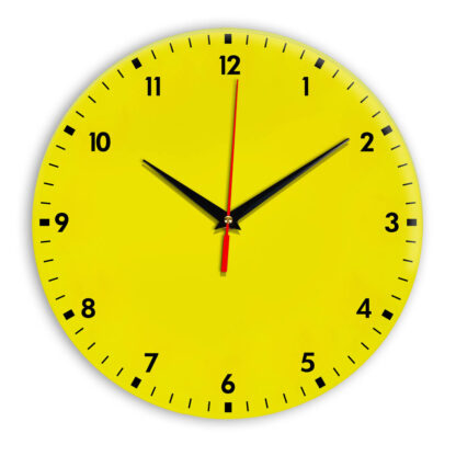 Настенные часы Ideal 942 желтые