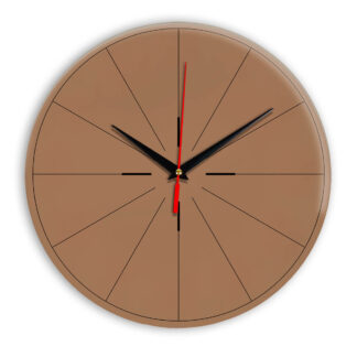 Настенные часы Ideal 954 коричневый светлый