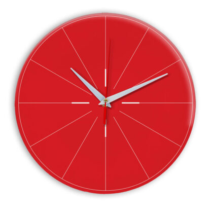 Настенные часы Ideal 954 красный