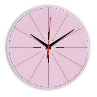 Настенные часы Ideal 954 розовые светлый