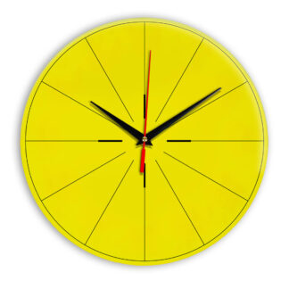 Настенные часы Ideal 954 желтые