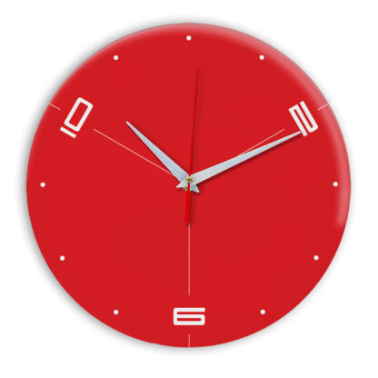 Настенные часы Ideal 955 красный
