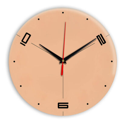 Настенные часы Ideal 955 оранжевый светлый
