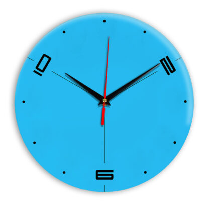 Настенные часы Ideal 955 синий светлый
