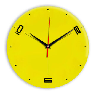 Настенные часы Ideal 955 желтые