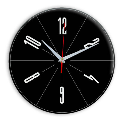 Настенные часы Ideal 956 черные