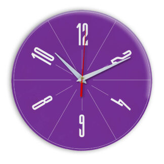 Настенные часы Ideal 956 фиолетовые