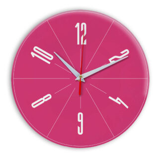 Настенные часы Ideal 956 розовые
