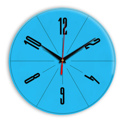 Настенные часы Ideal 956 синий светлый