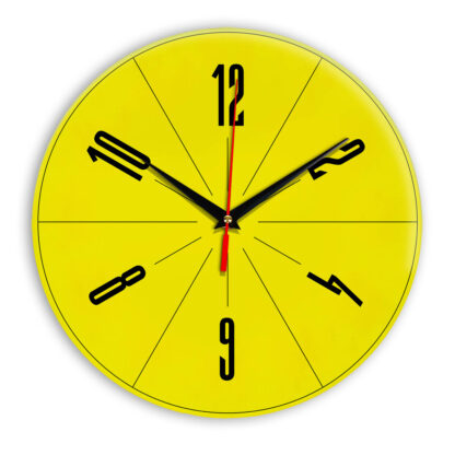 Настенные часы Ideal 956 желтые