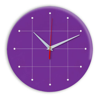 Настенные часы Ideal 957 фиолетовые