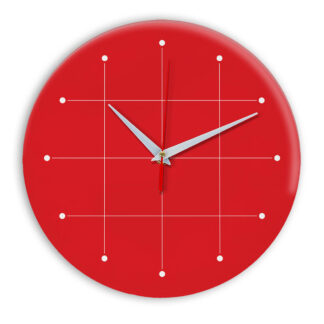 Настенные часы Ideal 957 красный