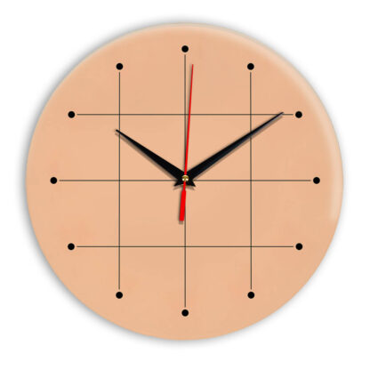 Настенные часы Ideal 957 оранжевый светлый