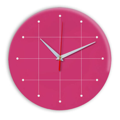 Настенные часы Ideal 957 розовые
