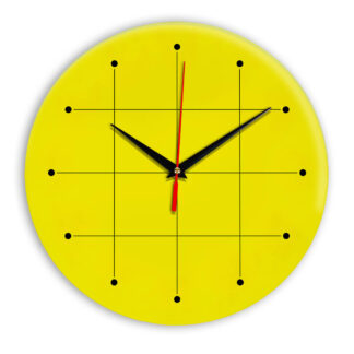 Настенные часы Ideal 957 желтые