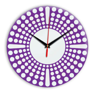 Настенные часы Ideal 958 фиолетовые