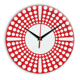 Настенные часы Ideal 958 красный