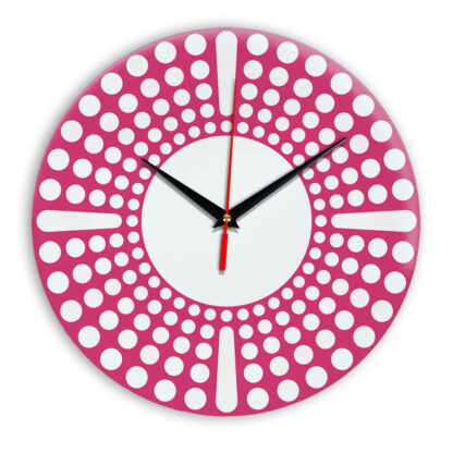 Настенные часы Ideal 958 розовые