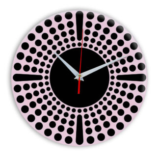 Настенные часы Ideal 958 розовые светлый