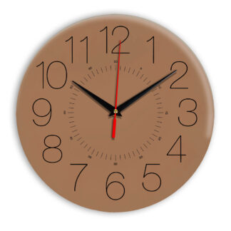 Настенные часы Ideal 959 коричневый светлый
